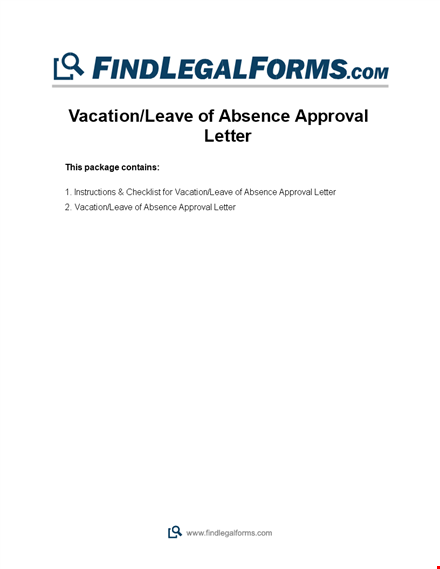 leave application approval letter template