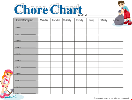 ultimate chore chart template - simplify your chores template