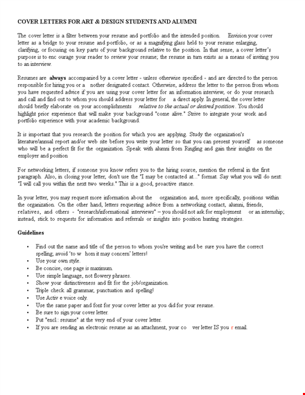 graphic designer entry level cover letter template