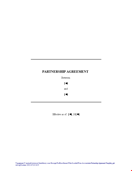 free accountants partnership agreement template qnkwviqx template