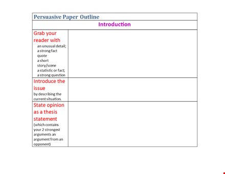 essay outline template: a comprehensive guide to structuring your essays template