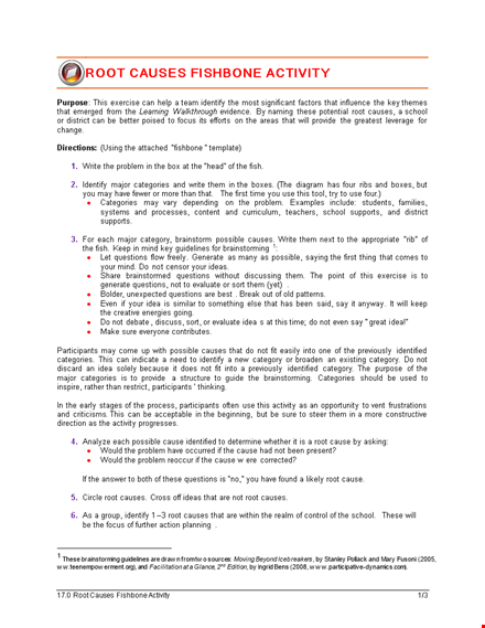 download our fishbone diagram template for effective categorization of causes template