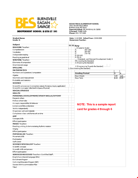 editable report card template for teachers - track standard skills & scientific reading progress template