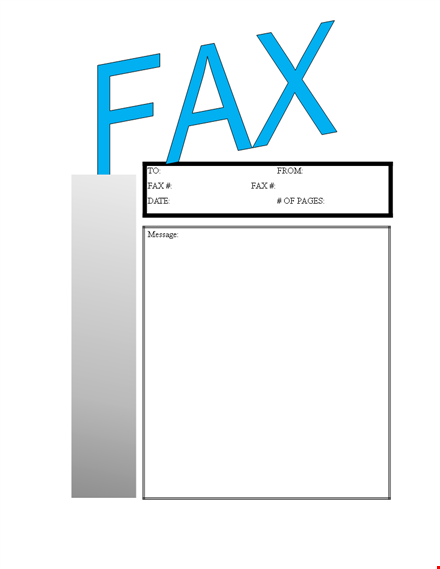 fax cover sheet google docs template
