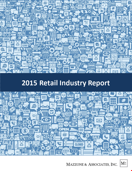 retail industry analysis report - key insights on company revenue, segment, and stores template