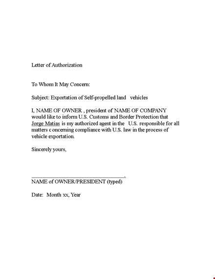 customized to whom it may concern letter template