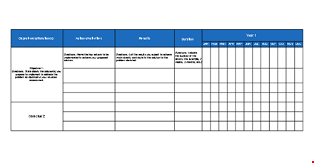 project work plan template excel template