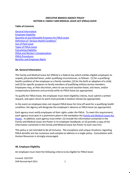 fmla and employee leave: guide to understanding and managing family and medical leave template