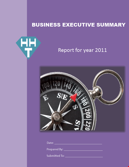 effective executive summary template | get your point across efficiently template
