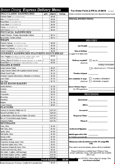 express delivery order form excel download ixgrxrhut template