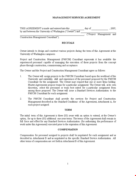 service agreement template for owner and consultant | customize now template