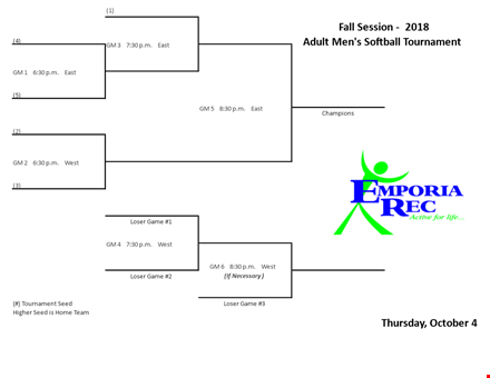 create winning tournament brackets | thursday & beyond template