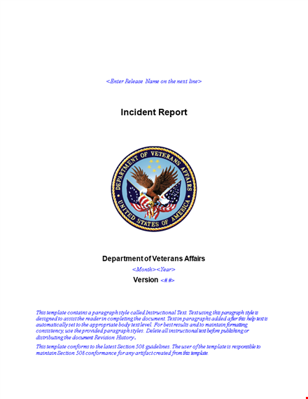 latest incident report template: streamline incident documentation template