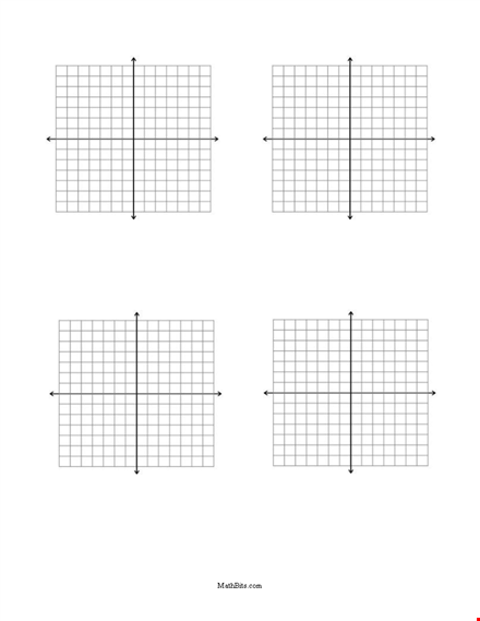 free printable graph paper template | mathbits template