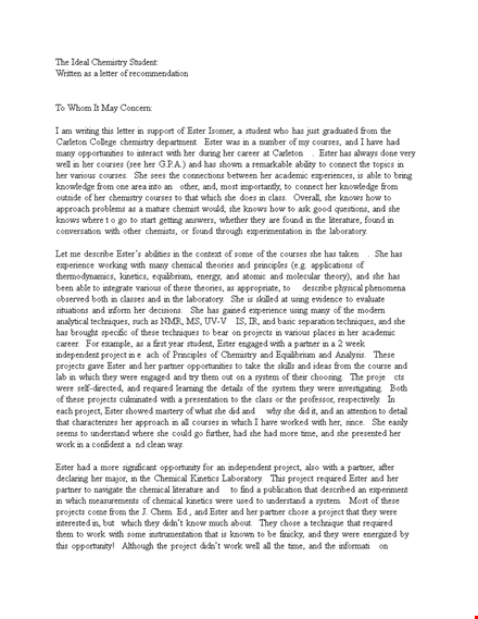 reference letter sample for student template