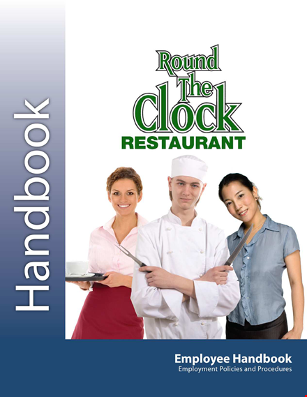 restaurant employee handbook sample template
