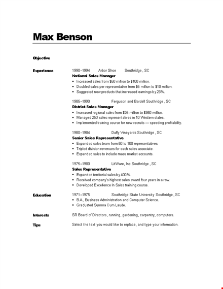 modern professional resume example template