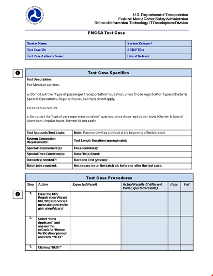 download our business-friendly test case template | easy-to-use description template