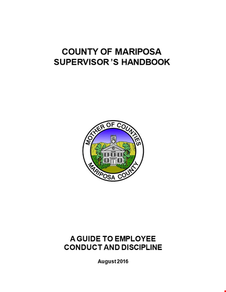 effective employee discipline | letter of reprimand for county employees template