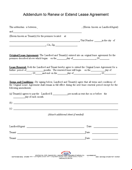 lease renewal letter template - renew your lease agreement template