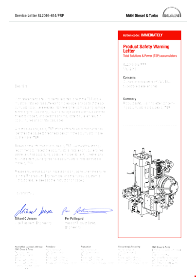 product safety warning letter template
