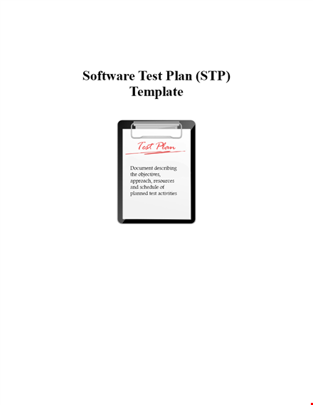 software testing: identify and specify with test plan template template