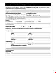 Apply For Credit Easy to Use Application Form Company Name