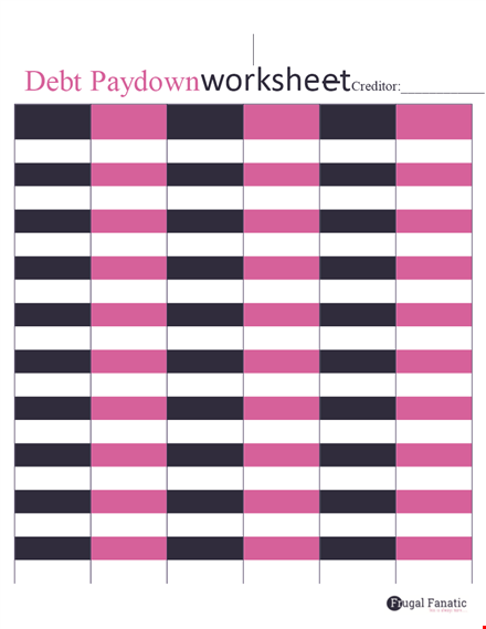 debt snowball spreadsheet | simplify your payoff strategy template