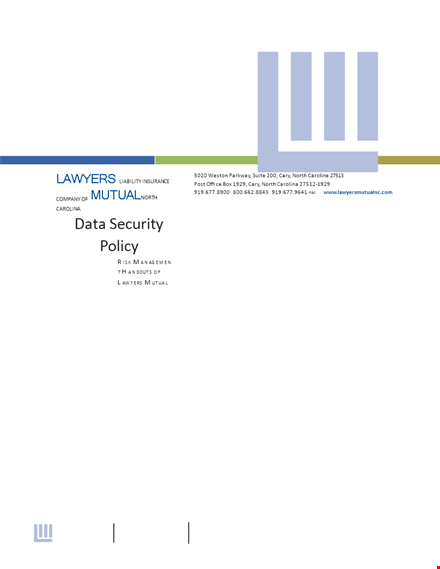 data security policy template template