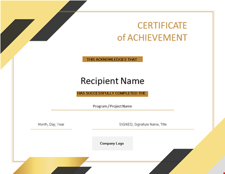 free printable certificate template