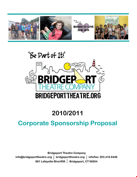 corporate sponsorship proposal template