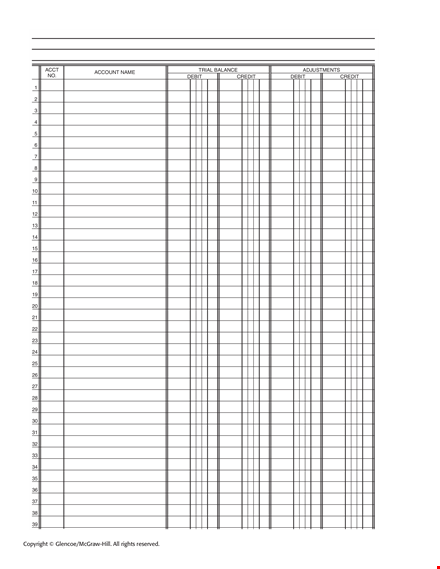 printable manual accounting sheets | account & debit templates template
