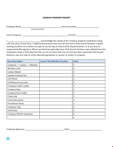 manage your company property, clients, and payroll with elite property solutions template