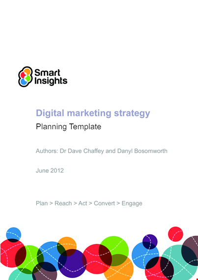 strategic digital marketing plan cdvevgoyp template