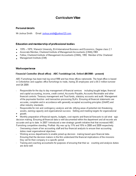 financial accounting template