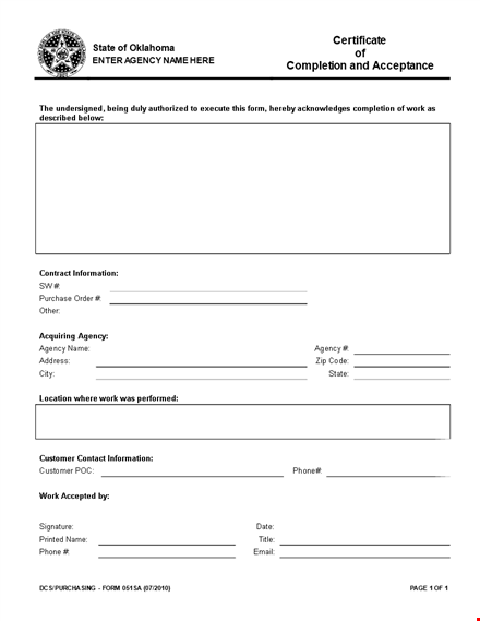 custom certificate of completion template template