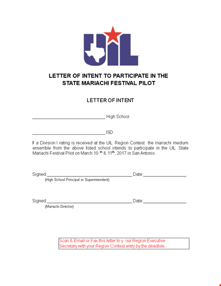 power up your application with a winning letter of intent template