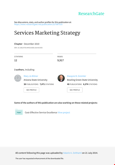 service marketing strategy template | effective marketing for customer service template