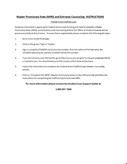 sample master promissory note template template