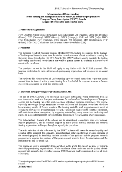 memorandum of understanding template - sign with confidence template