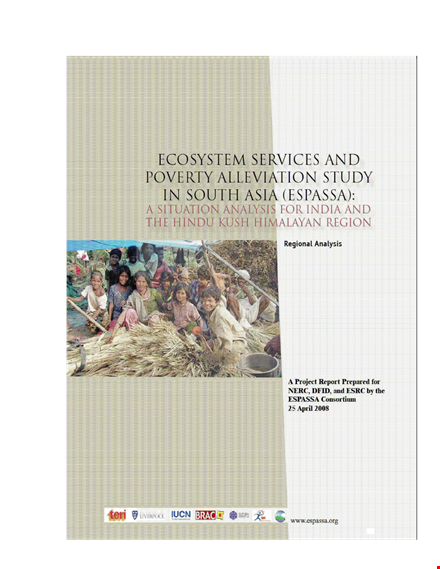 regional situation analysis template - services, poverty, ecosystem template
