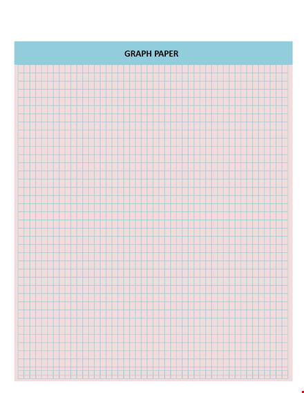 printable graph paper template | free paper for graphs and charts template