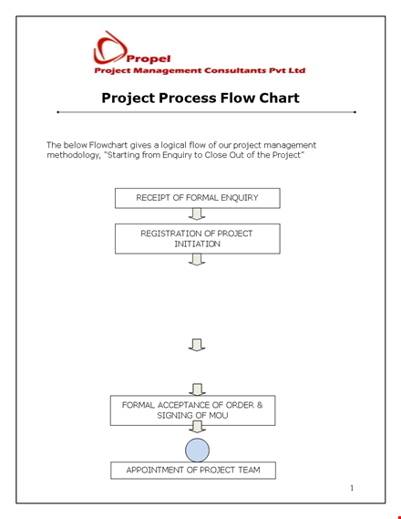 project work flow template