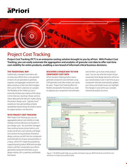 project cost tracking template template