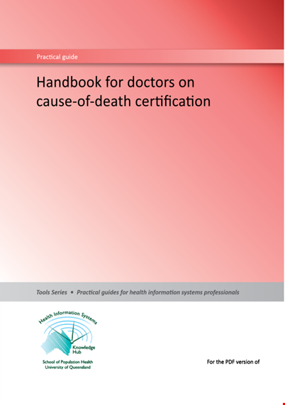 get a high-quality death certificate template for documenting the cause of death template