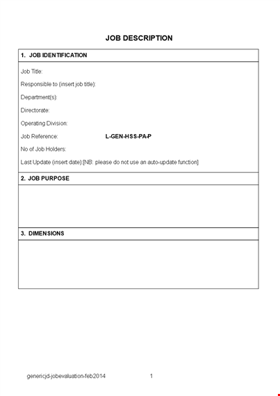 pharmacy job description template template