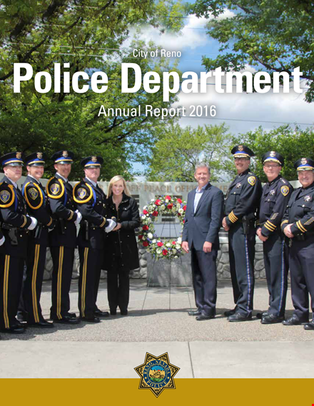 police department annual report template | community & police report template