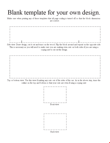 pinewood derby template template