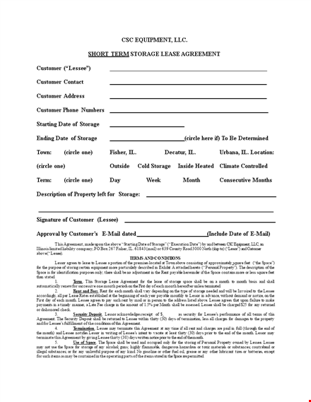 equipment lease agreement - simplify your agreement process template