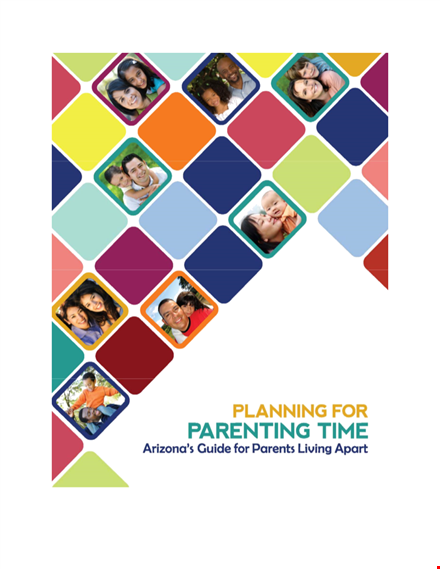 parenting plan template for co-parenting | easy and customizable template